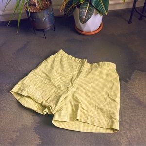✨SOLD✨ Vintage High Waist Plaid Shorts